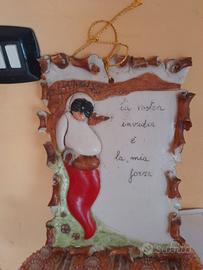 Quadro di pulcinella in resina