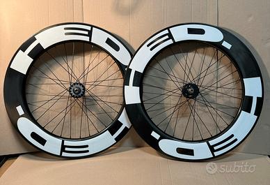 Ruote pista HED full carbon 90 mm