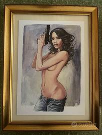 Omaggio a Rosario Dawson di Milo Manara