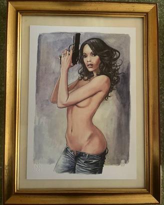 Omaggio a Rosario Dawson di Milo Manara