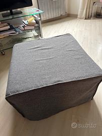 Pouf con letto contenitore