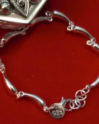 Bracciale Argento925 cm19 con Amuleti 