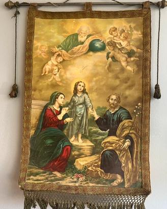Antico arazza sacra famiglia