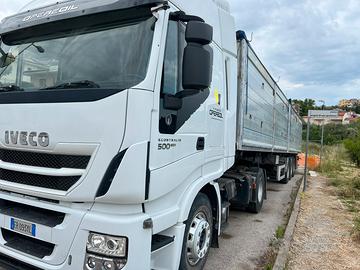 Iveco Stralis 500 e semirimorchio doppia cassa