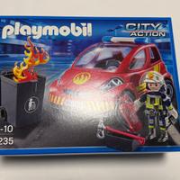 Playmobil 9235 Vigile del Fuoco con auto