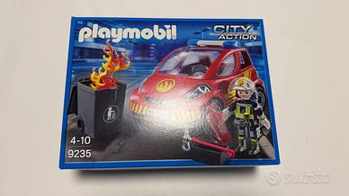 Playmobil 9235 Vigile del Fuoco con auto