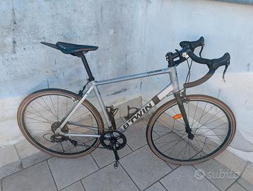 Bici da strada/gravel -  BTWIN Triban 100 taglia L