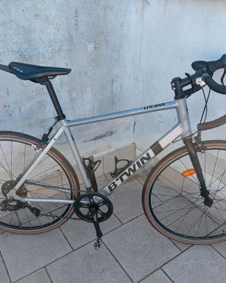 Bici da strada/gravel -  BTWIN Triban 100 taglia L