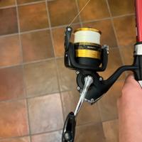 Mulinello fx shimano 4000con trecciato  018