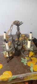 Lampadario antiquariato in Rame