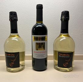3 bottiglie di vino