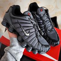 scarpe Nike shox tl grigio scuro nuove