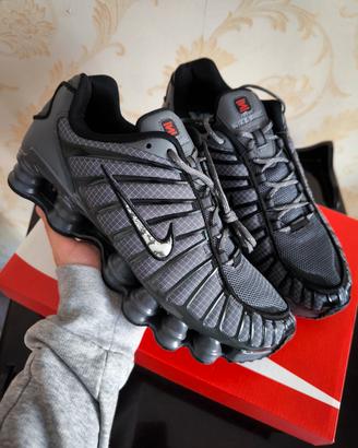 scarpe Nike shox tl grigio scuro nuove