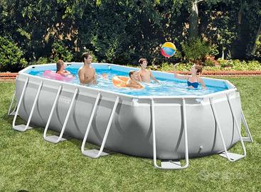 piscina  intex ovale 5m [nuova mai aperta]