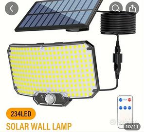 faro da esterno led con telecomando 