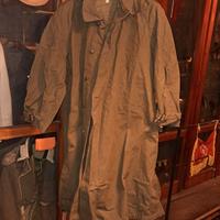 Impermeabile  militare in cotone pesante anni 50