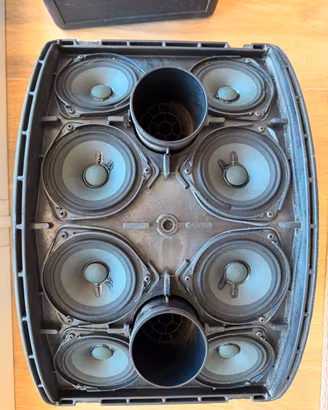 satelliti bose con relativo crossover piu subwoog