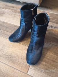 stivaletti donna in velluto 