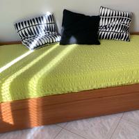 letto divano con secondo letto estraibile