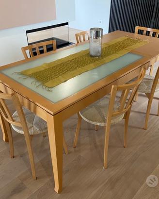 Tavolo e 6 sedie (Calligaris)