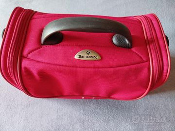Beauty Case Samsonite Rosso Tessuto