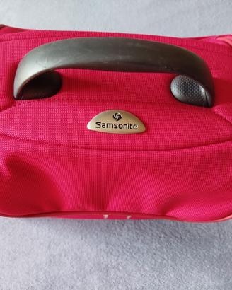 Beauty Case Samsonite Rosso Tessuto