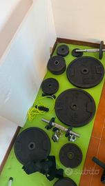 Home Gym : panca, rack, bilancieri e dischi +100kg