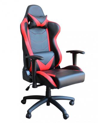 Sedia da Gaming Reclinabile con Braccioli 129cm