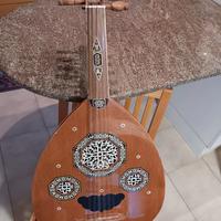 Oud Arabo (Liuto) in legno intarsiato - Strumento 