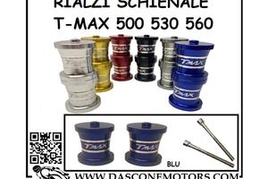 Rialzi schienale Sella Tmax 500 530 560 BLU