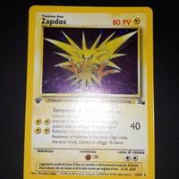 Zapdsos Fossil Holo Prima Edizione