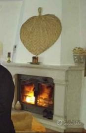 Rivestimento camino angolare