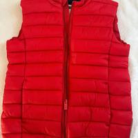 Piumino smanicato Okaidi rosso