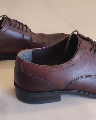 Scarpe uomo pelle marrone