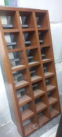 bacheca legno noce 
