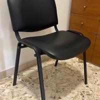 2 sedie  imbottite ufficio