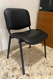 2 sedie  imbottite ufficio