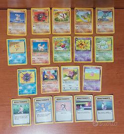 Carte vintage Pokémon Prima generazione Anni 2000