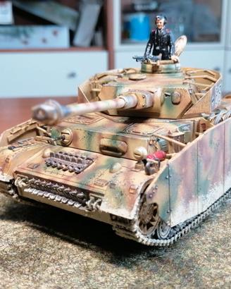 Diorama 1:35 carro armato tedesco Panzer IV Ausf H