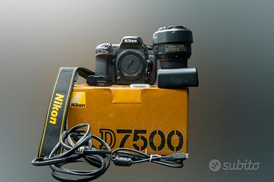Nikon d7500 +obiettivo Nikon 35mm F1.8