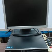 Pc HP Compaq 8200 Elite con Monitor HP 19 Pollici