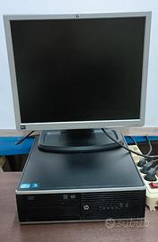 Pc HP Compaq 8200 Elite con Monitor HP 19 Pollici