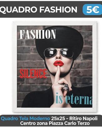 Quadro moderno : Pop art fashion - tela