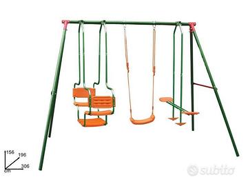 Altalena 5 posti Dondolo cavallino Maregarden 5350