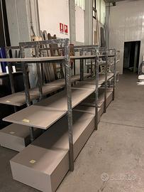 Espositori design ferro e legno