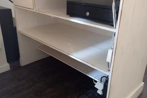 Bancone cassa per locali commerciali