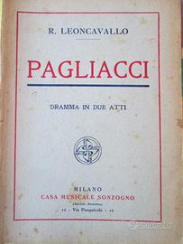 Libretto d'opera: Pagliacci (Leoncavallo) - 1928