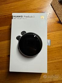 Huawei Freebuds 3 nere con cover