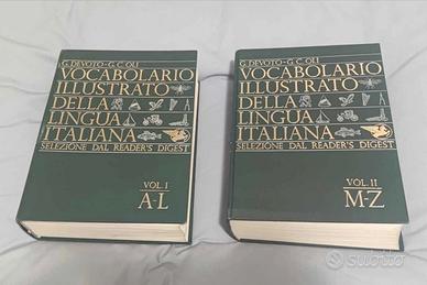 Vocabolario illustrato 2 volumi anni 70'