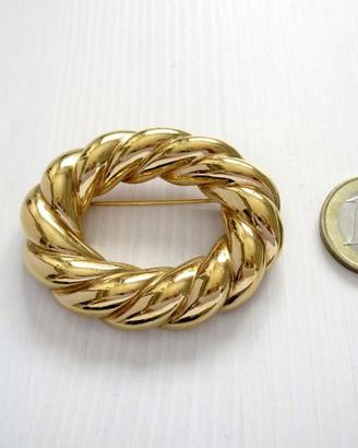 Spilla YSL Yves Saint Laurent Vintage 5,5x4,5cm